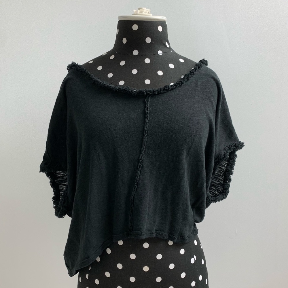 Free People Black T-shirt